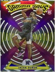 Jalen Duren #ZG-JDU Basketball Cards 2022 Panini Chronicles Draft Picks Gamma Rays Prices