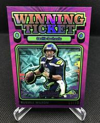 Russell Wilson [Silver] Football Cards 2021 Panini Contenders Winning Ticket Prices