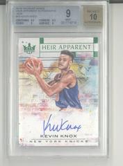 Kevin Knox [Jade] Basketball Cards 2018 Panini Court Kings Heir Apparent Autographs Prices
