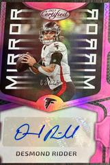Desmond Ridder [Pink] #MS13 Football Cards 2023 Panini Certified Mirror Signatures Prices
