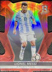 Lionel Messi [Red Die Cut] Soccer Cards 2016 Panini Spectra Prices