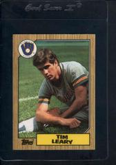 Tim Leary #32 Baseball Cards 1987 Topps Tiffany Prices