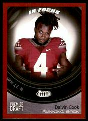 Dalvin Cook [Red] #120 Football Cards 2017 Sage Hit Premier Draft Prices
