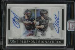 Adley Rutschman, Henry Davis [Silver] Baseball Cards 2022 Panini Three and Two Plus One Autographs Prices