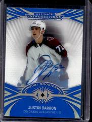 Justin Barron #UI-80 Hockey Cards 2021 Ultimate Collection Introductions Autographs Prices