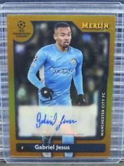 Gabriel Jesus [Gold] Soccer Cards 2021 Topps Merlin Chrome UEFA Autographs Prices