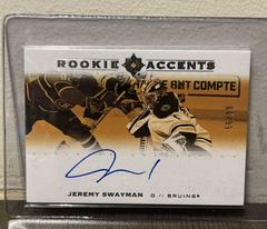 Jeremy Swayman #RA-JS Hockey Cards 2021 Ultimate Collection Rookie Accents Autograph Prices