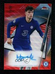 Kai Havertz [Red Wave Refractor] Soccer Cards 2020 Topps Finest UEFA Champions League Autographs Prices
