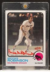 Brooks Robinson [Special Edition Red Ink] Baseball Cards 2022 Topps Heritage Real One Autographs Prices