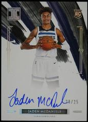 Jaden McDaniels [Jersey Autograph Holo Silver] Basketball Cards 2020 Panini Impeccable Prices