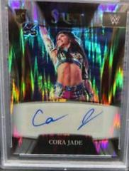 Cora Jade [Flash Prizm] #SN-CJD Wrestling Cards 2022 Panini Select WWE Signature Selections Prices