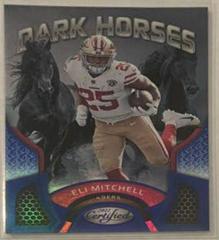 Eli Mitchell [Blue] #DH-13 Football Cards 2022 Panini Certified Dark Horses Prices