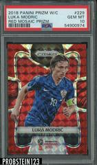 Luka Modric [Red Mosaic Prizm] Soccer Cards 2018 Panini Prizm World Cup Prices