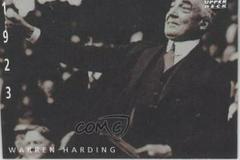 Warren G. Harding Baseball Cards 1994 Upper Deck American Epic Prices