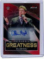 William Regal [Red Autograph] Wrestling Cards 2021 Topps Finest WWE Uncrowned Greatness Prices