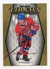 Cole Caufield [Gold Script] #MT-87 Hockey Cards 2023 Upper Deck MVP 20th Anniversary Prices