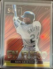 Ken Griffey Jr. [Gold] Baseball Cards 2022 Panini Select En Fuego Prices