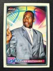 Dikembe Mutombo [White Refractor] #55 Basketball Cards 2021 Topps Finest Prices