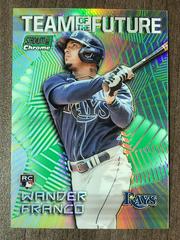 Wander Franco [Green] #TOF-8 Baseball Cards 2022 Stadium Club Chrome Team of the Future Prices