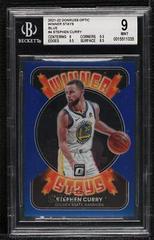 Stephen Curry [Blue] #4 Basketball Cards 2021 Panini Donruss Optic Winner Stays Prices