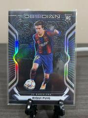 Riqui Puig [Blue] Soccer Cards 2020 Panini Obsidian Prices