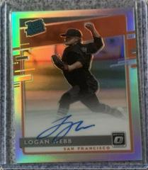 Logan Webb [Holo] #RRS-LW Baseball Cards 2020 Panini Donruss Optic Rated Rookies Signatures Prices