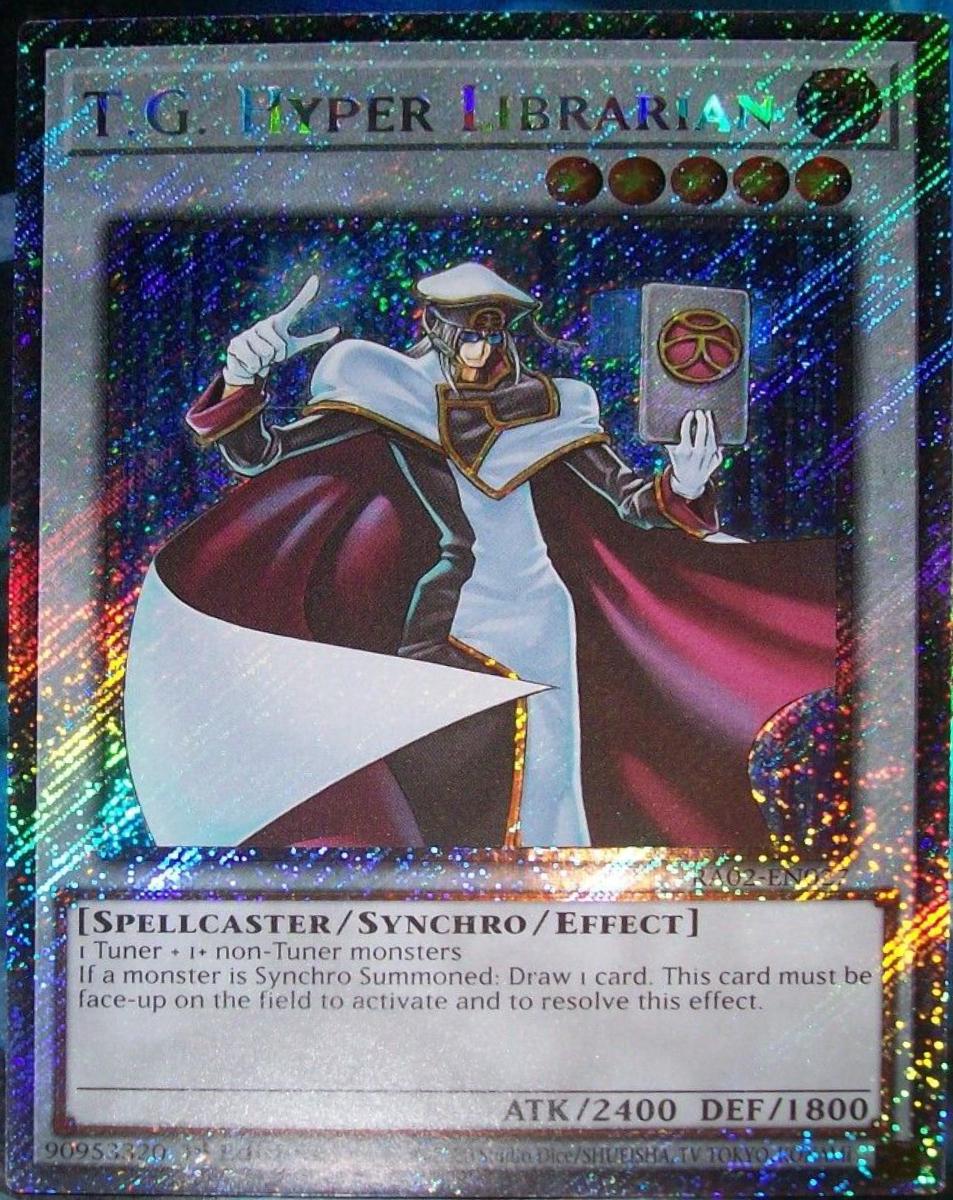 T.G. Hyper Librarian [Platinum Secret Rare] RA02-EN027 YuGiOh 25th Anniversary Rarity Collection II