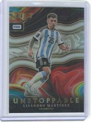 Lisandro Martinez #16 Soccer Cards 2022 Panini Select FIFA Unstoppable Prices
