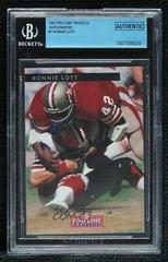 Ronnie Lott #9 Football Cards 1992 Pro Line Profiles Autographs Prices
