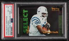 Marshall Faulk [Parallel 1028] #3 Football Cards 1995 Panini Select Certified Few Prices