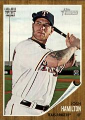 Josh Hamilton #1 Baseball Cards 2011 Topps Heritage Prices