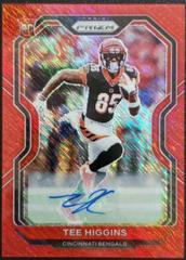 Tee Higgins [Red Shimmer Prizm] #308 Football Cards 2020 Panini Prizm Prices