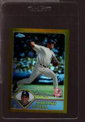 Mariano Rivera [Gold Refractor] #363 Baseball Cards 2003 Topps Chrome Prices