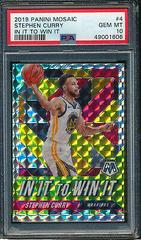 Stephen Curry #4 Basketball Cards 2019 Panini Mosaic in It to Win It Prices