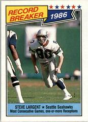 Steve Largent Football Cards 1987 Topps Prices