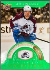 Alex Newhook [Green] #TG-12C Hockey Cards 2022 Upper Deck Trilogy Generations Prices