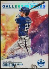 Christian Yelich [Blue] #GS-11 Baseball Cards 2022 Panini Diamond Kings Gallery of Stars Prices