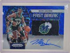 Mark Aguirre [Blue] #10 Basketball Cards 2023 Panini Prizm Fast Break Autograph Prices