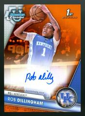 Rob Dillingham [Orange] #BCPA-RD Basketball Cards 2023 Bowman Chrome University Prospects Autographs Prices