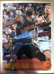 Michael Cage #91 Basketball Cards 1996 Topps Chrome Prices