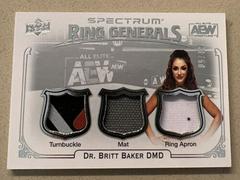 Dr. Britt Baker Wrestling Cards 2021 Upper Deck AEW Spectrum Ring Generals Relics Prices