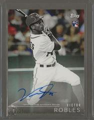 Victor Robles [Background Autograph] #24B-A Baseball Cards 2018 Topps on Demand Black & White Prices