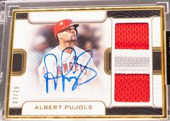 Albert Pujols #FAC-AP Baseball Cards 2023 Topps Definitive Framed Autograph Patch Collection Prices