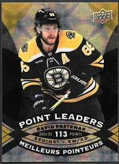 David Pastrnak Hockey Cards 2023 Upper Deck Tim Hortons Point Leaders Prices