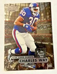 Charles Way #67 Football Cards 1998 Metal Universe Prices