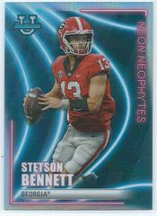 Stetson Bennett #NN-4 Football Cards 2022 Bowman's Best University Neon Neophytes Prices