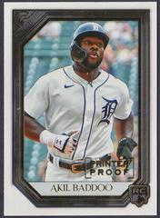 Akil Baddoo [Printer Proof] #74 Baseball Cards 2021 Topps Gallery Prices