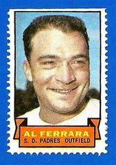 Al Ferrara Baseball Cards 1969 Topps Stamps Prices