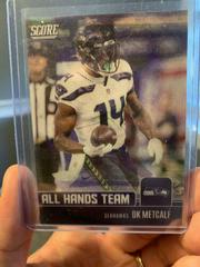 DK Metcalf Football Cards 2022 Panini Score All Hands Team Prices