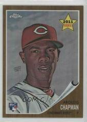 Aroldis Chapman [Refractor] Baseball Cards 2011 Topps Heritage Chrome Prices